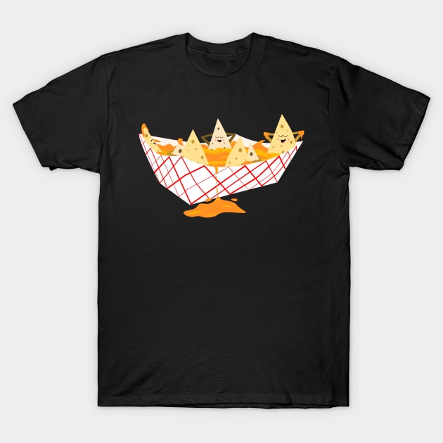 Nacho Hot Tub T-Shirt by skauff